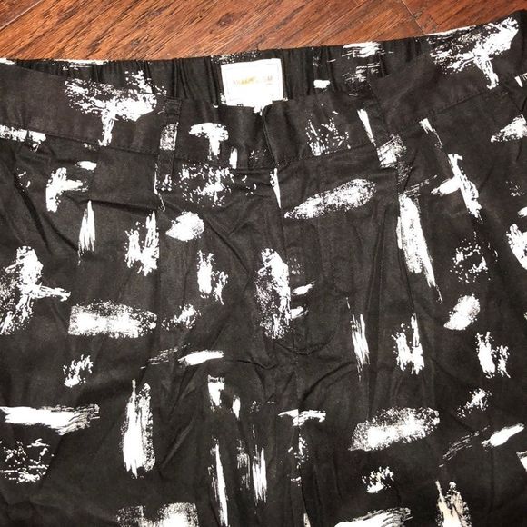 Khakis by Gap Black White Design Pants Size XS - Picture 2 of 4
